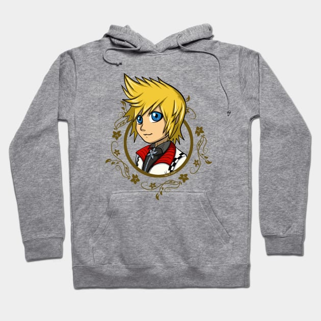 Roxas Badge Hoodie by SalwaSAlQattan